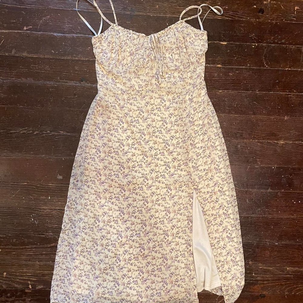 Windsor Women's Yellow and Purple Dress